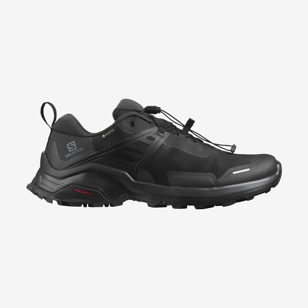 Chaussures De Randonnée Salomon Homme Noir - Salomon X RAISE GORE-TEX - France (9508-RBTKQ)